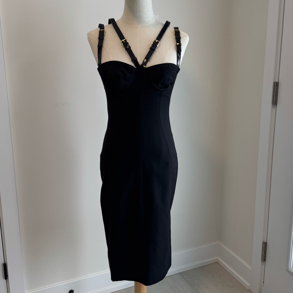 Dolce & Gabbana Black Strapless Dress, size 40 - Picture 2 of 16
